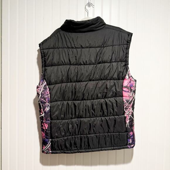 Muddy Girl Moonshine Camo Vest Pink Black Size XXL - Picture 5 of 5